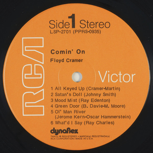 Floyd Cramer - Comin' On - LP