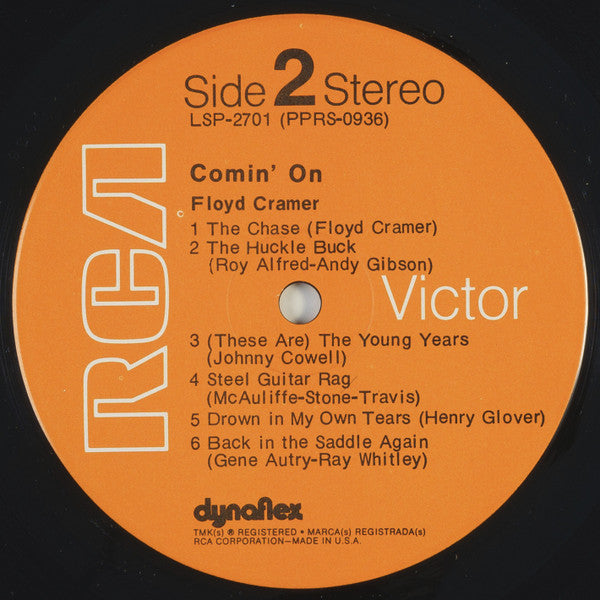Floyd Cramer - Comin' On - LP