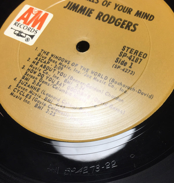 Jimmie Rodgers (2) - Windmills Of Your Mind - LP