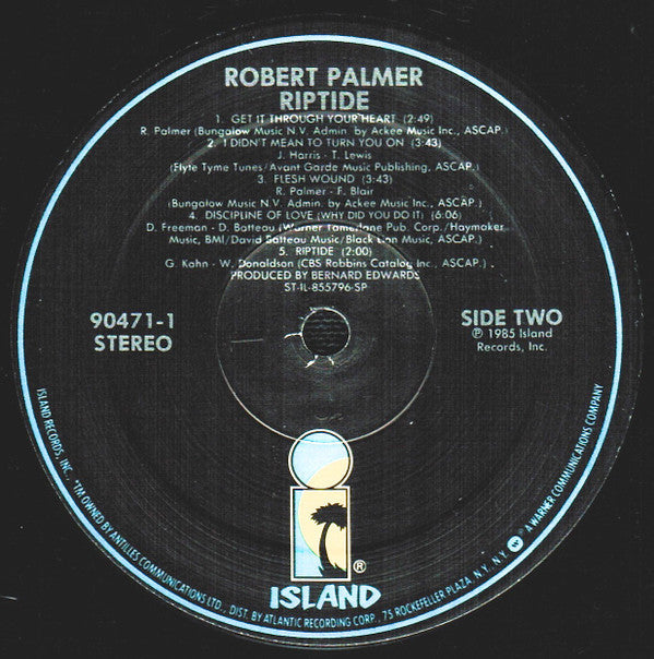 Robert Palmer - Riptide - LP