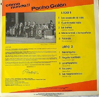 Pacho Galán - Como Nunca!! - LP