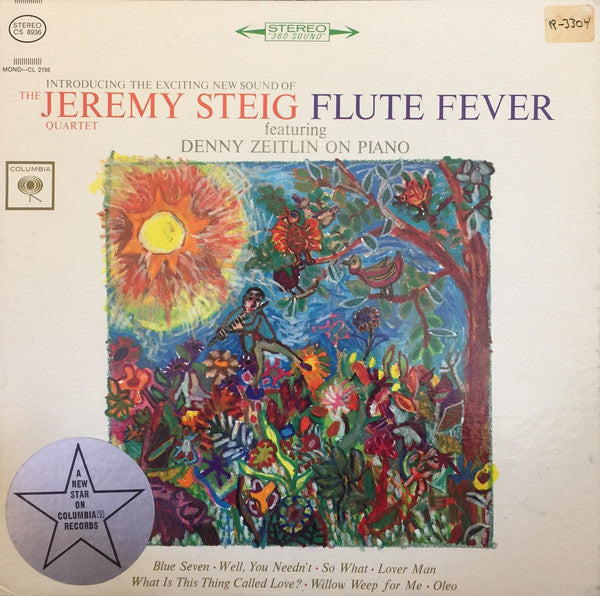 The Jeremy Steig Quartet, Denny Zeitlin - Flute Fever - LP