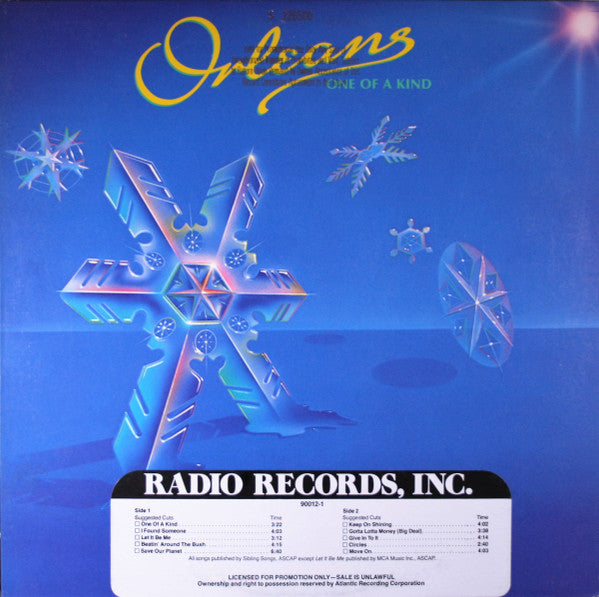 Orleans - One Of A Kind - LP
