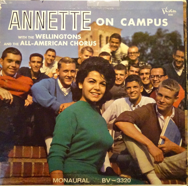 Annette With The Wellingtons And The All American Chorus - Annette On Campus - LP