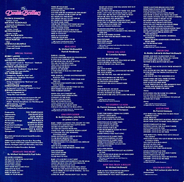 The Doobie Brothers - One Step Closer - LP