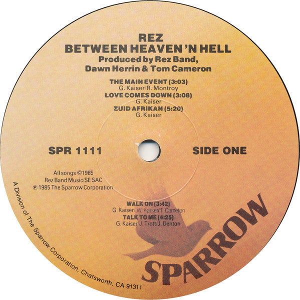 Resurrection Band - Between Heaven 'N Hell - LP