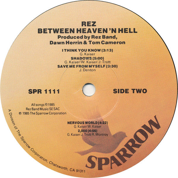 Resurrection Band - Between Heaven 'N Hell - LP