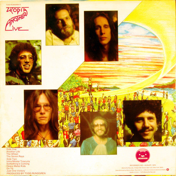 Todd Rundgren's Utopia* - Another Live - LP