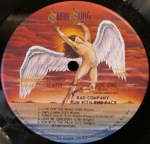 Bad Company (3) - Run With The Pack - LP