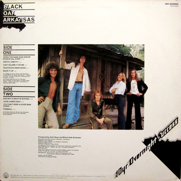 Black Oak Arkansas - 10yr Overnight Success - LP