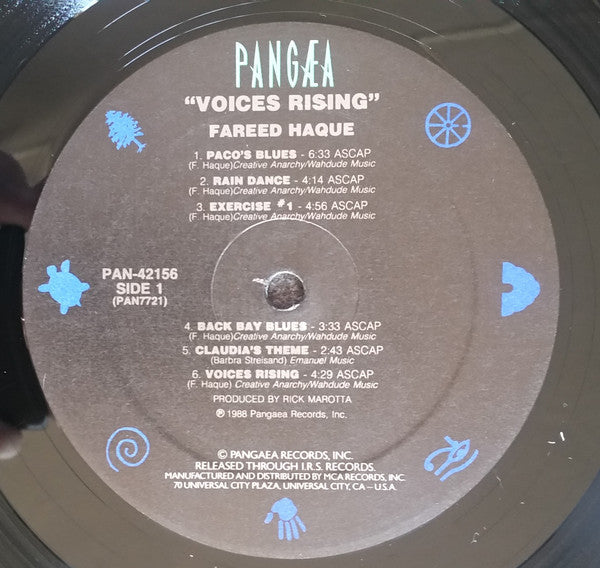 Fareed Haque - Voices Rising - LP