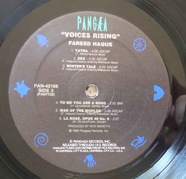 Fareed Haque - Voices Rising - LP