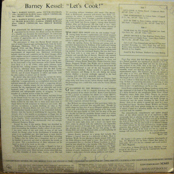 Barney Kessel - Let's Cook! - LP
