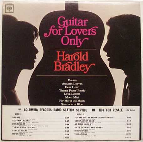 Harold Bradley - Guitar For Lovers Only - LP