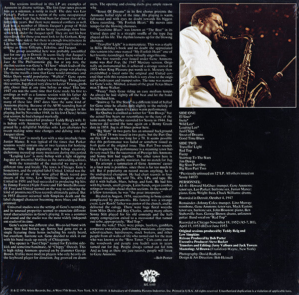 Gene Ammons - Red Top - LP