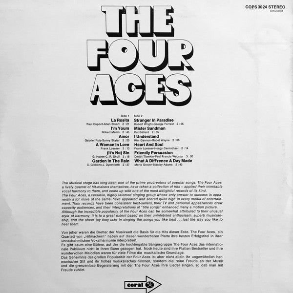The Four Aces - The Four Aces - LP