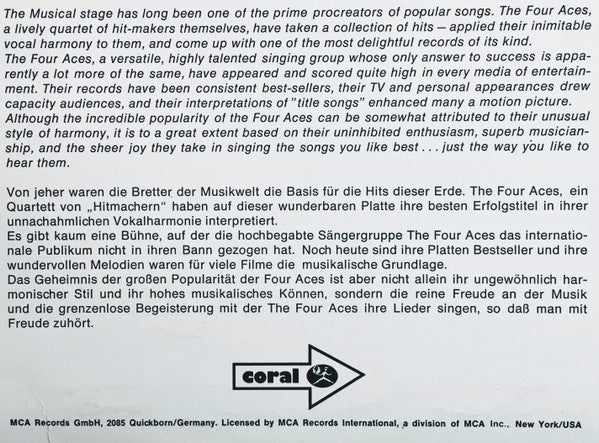 The Four Aces - The Four Aces - LP