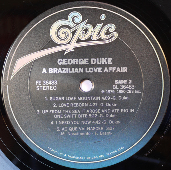 George Duke - A Brazilian Love Affair - LP