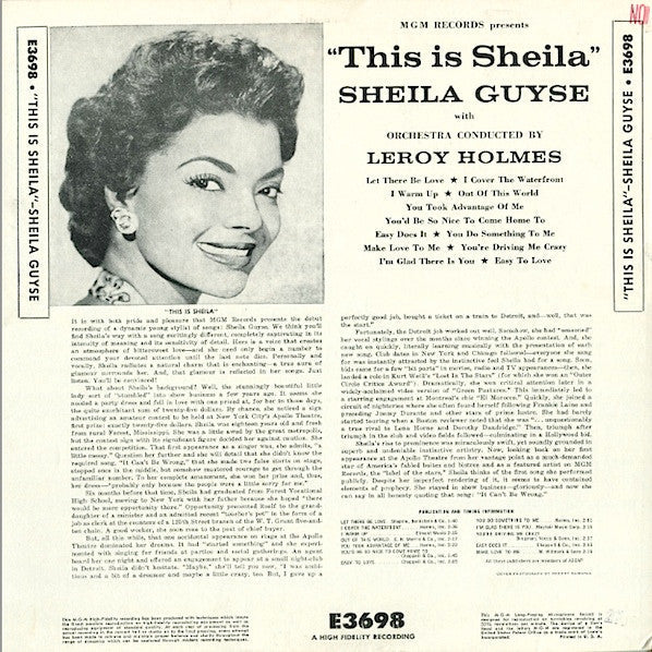 Sheila Guyse - This Is Sheila - LP