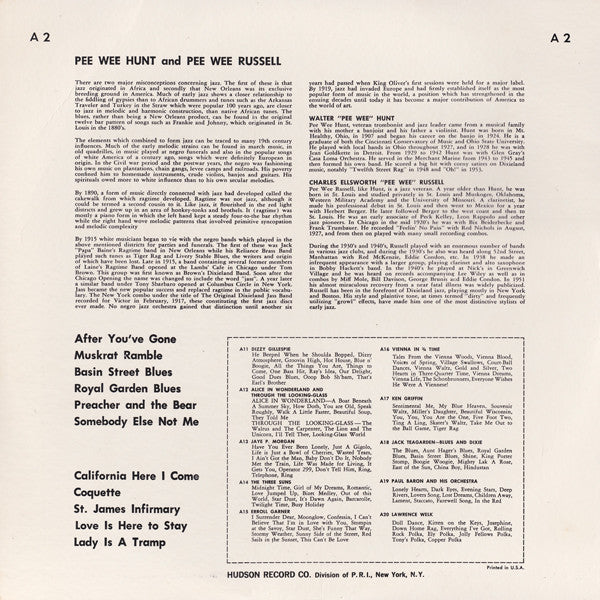 Pee Wee Hunt And His Dixieland Band / Pee Wee Russell And His Dixie Band - Dixieland - LP