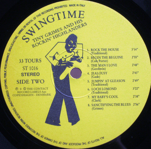 Tiny Grimes And His Rockin' Highlanders* - Rock The House - LP