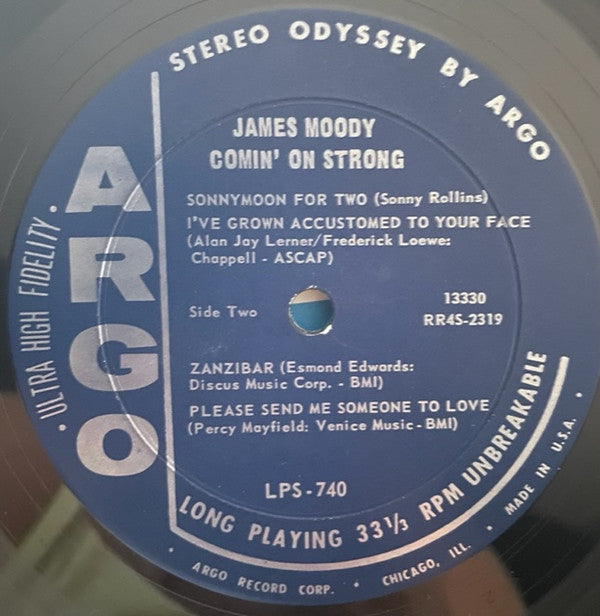 James Moody - Comin' On Strong - LP