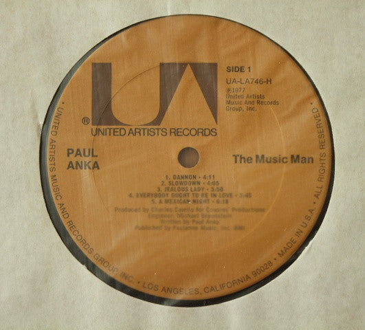 Paul Anka - The Music Man - LP