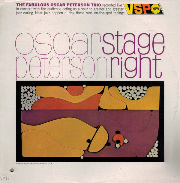 The Fabulous Oscar Peterson Trio* - Stage Right - LP