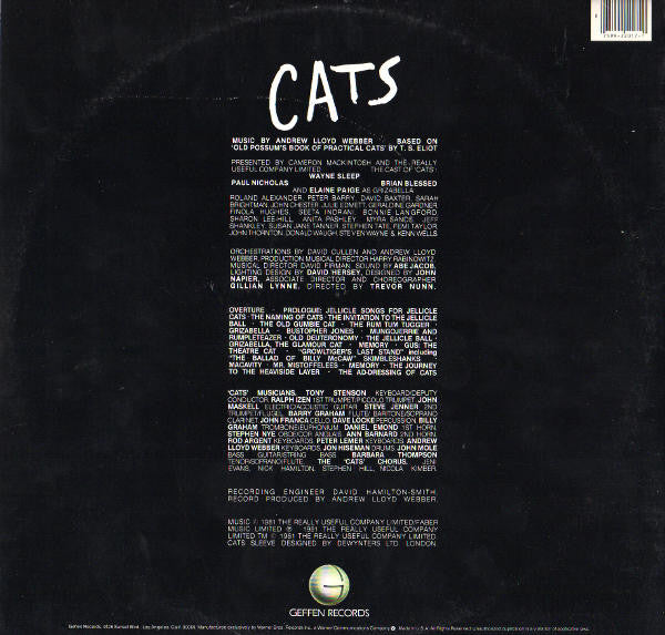 Andrew Lloyd Webber - Cats: Original London Cast Recording - LP
