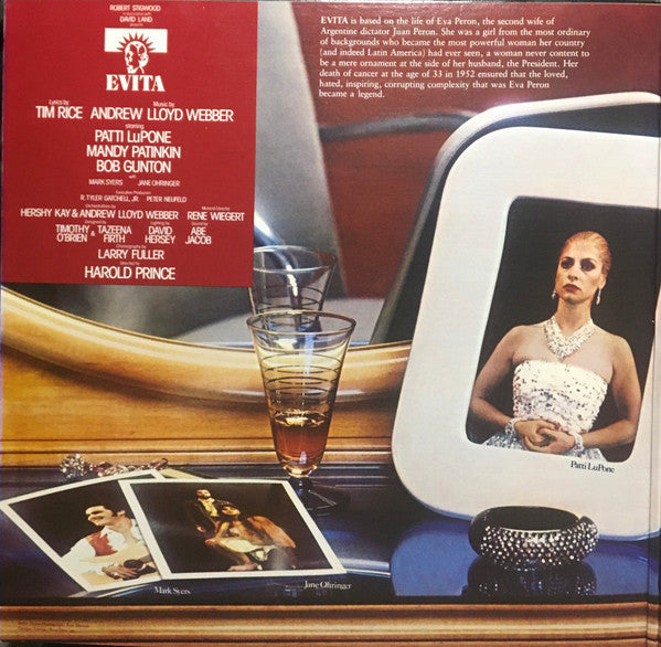 Andrew Lloyd Webber And Tim Rice - Evita: Premiere American Recording - LP