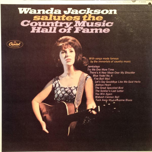 Wanda Jackson - Wanda Jackson Salutes The Country Music Hall Of Fame - LP