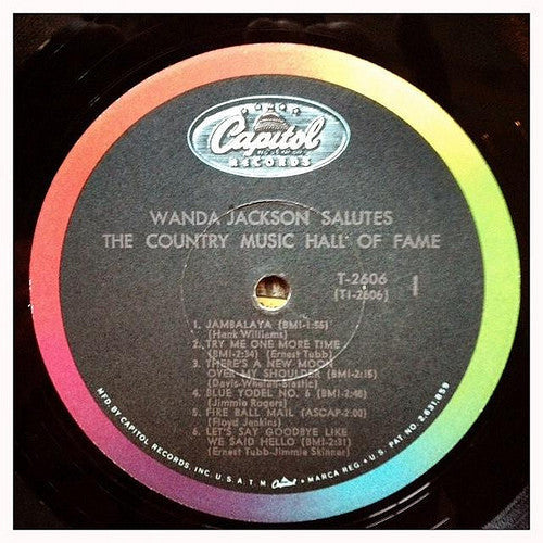 Wanda Jackson - Wanda Jackson Salutes The Country Music Hall Of Fame - LP