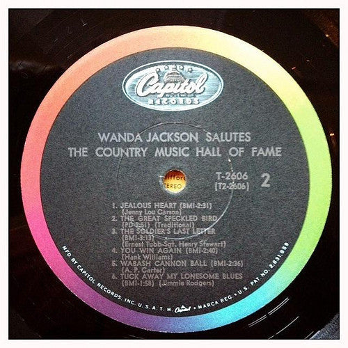 Wanda Jackson - Wanda Jackson Salutes The Country Music Hall Of Fame - LP