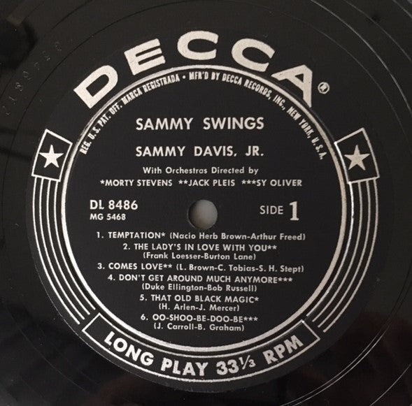 Sammy Davis Jr. - Sammy Swings - LP