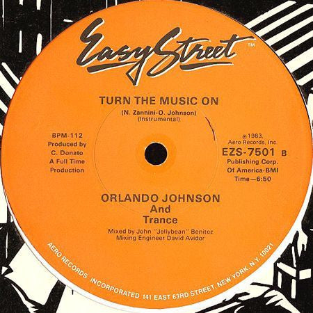 Orlando Johnson And Trance* - Turn The Music On - LP
