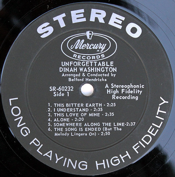 Dinah Washington - Unforgettable - LP