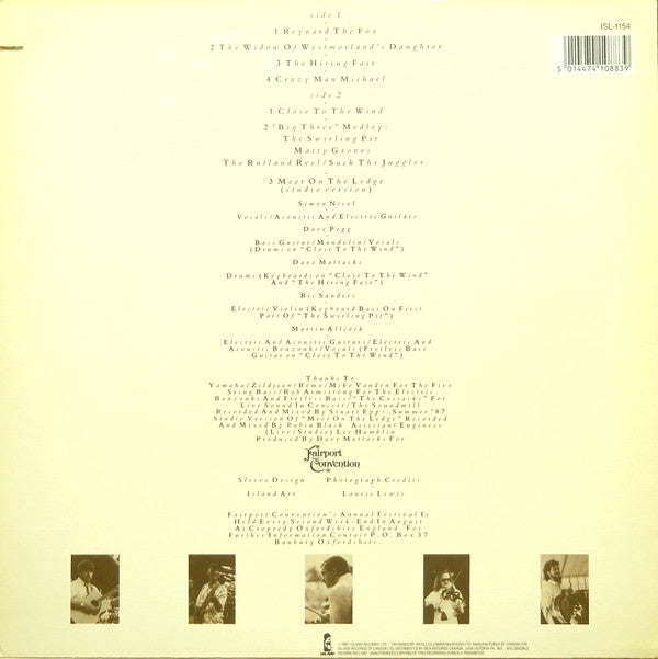 Fairport Convention - In Real Time (Live '87) - LP