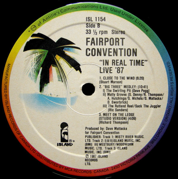 Fairport Convention - In Real Time (Live '87) - LP