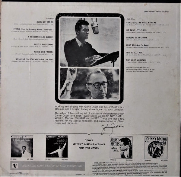 Johnny Mathis - Love Is Everything - LP