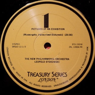 Mussorgsky* / Tchaikovsky*, Leopold Stokowski - Pictures At An Exhibition · 1812 Overture - LP