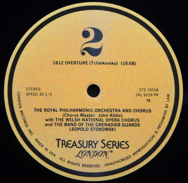 Mussorgsky* / Tchaikovsky*, Leopold Stokowski - Pictures At An Exhibition · 1812 Overture - LP