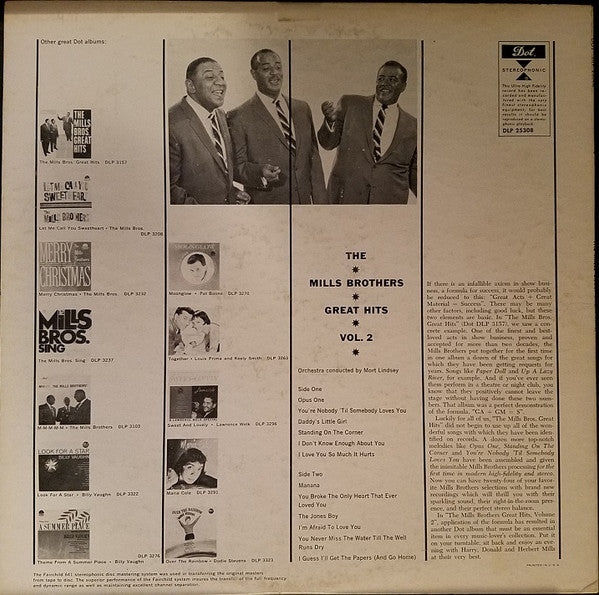 The Mills Brothers - Great Hits - Vol. 2 - LP