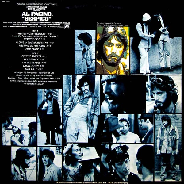 Mikis Theodorakis - Serpico (Original Music From The Soundtrack) - LP