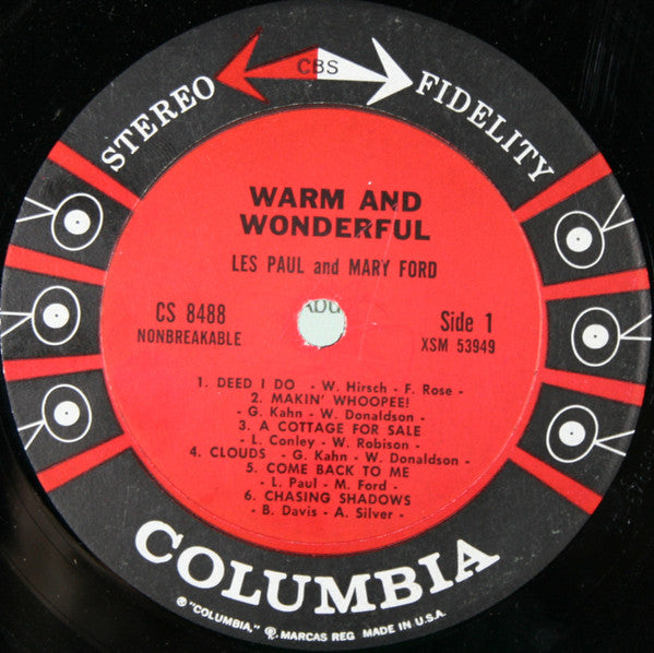Les Paul & Mary Ford - Warm And Wonderful - LP