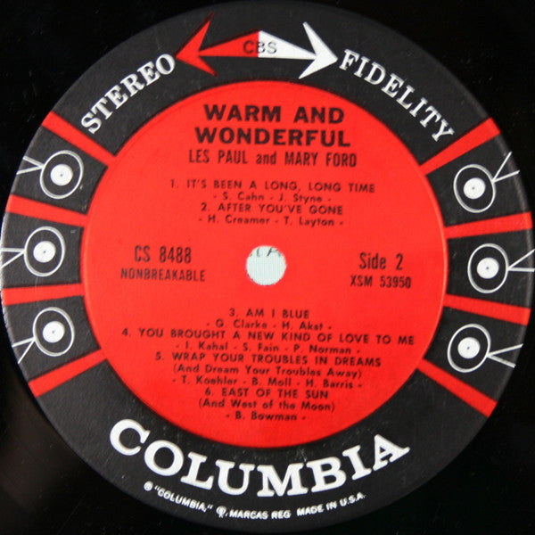 Les Paul & Mary Ford - Warm And Wonderful - LP
