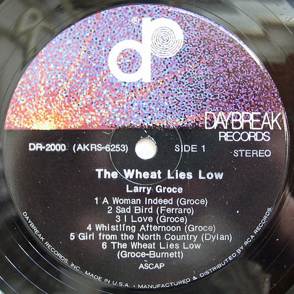 Larry Groce - The Wheat Lies Low - LP