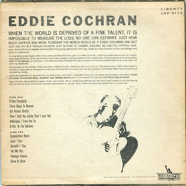 Eddie Cochran - Eddie Cochran - LP