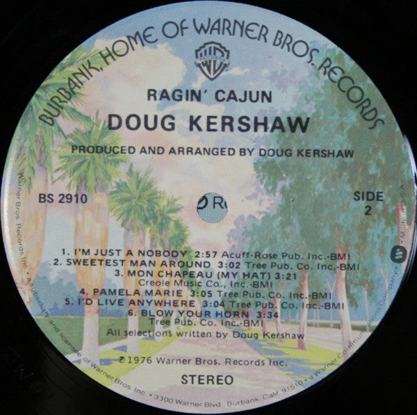 Doug Kershaw - Ragin' Cajun - LP