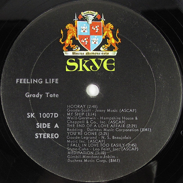 Grady Tate - Feeling Life - LP