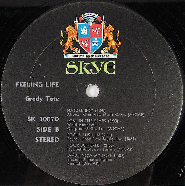 Grady Tate - Feeling Life - LP